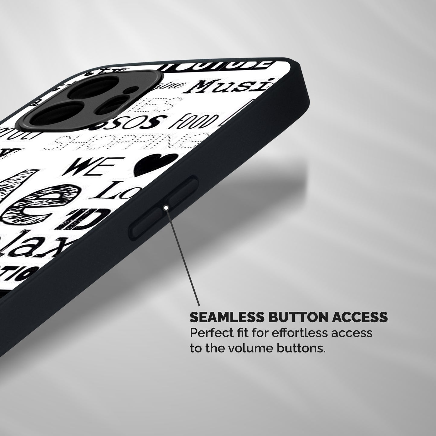 Love Things Shockproof Hybrid Protection (Metal + TPU) Back Case Cover