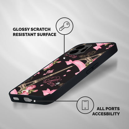 Love Tower Shockproof Hybrid Protection (Metal + TPU) Back Case Cover