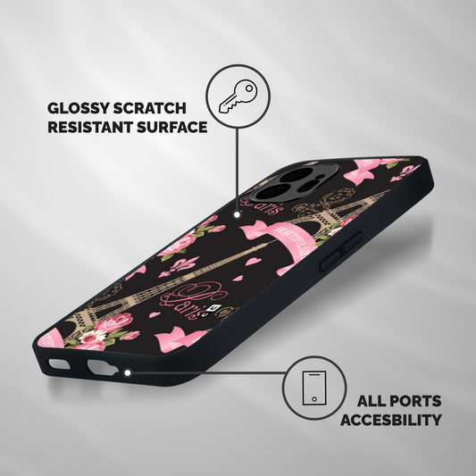 Love Tower Shockproof Hybrid Protection (Metal + TPU) Back Case Cover