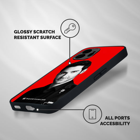 Lucifer Devil Smile Shockproof Hybrid Protection (Metal + TPU) Back Case Cover