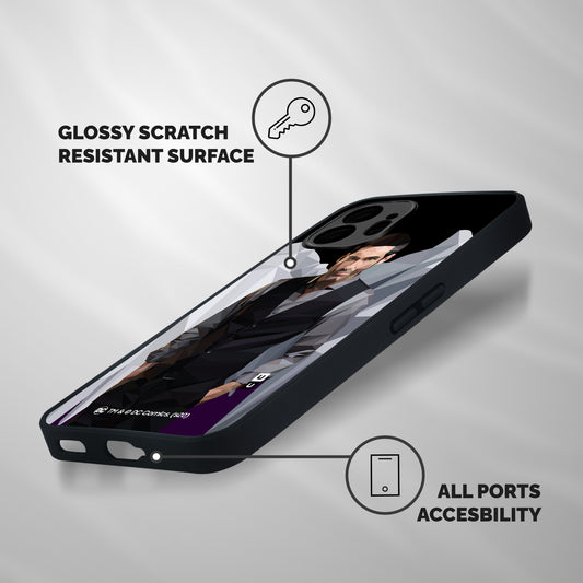 Lucifer Morningstar Art Abstract Shockproof Hybrid Protection (Metal + TPU) Back Case Cover
