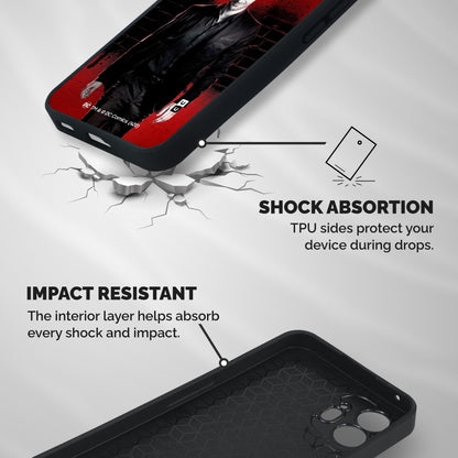 Lucifer Morningstar Wings Shadow Shockproof Hybrid Protection (Metal + TPU) Back Case Cover
