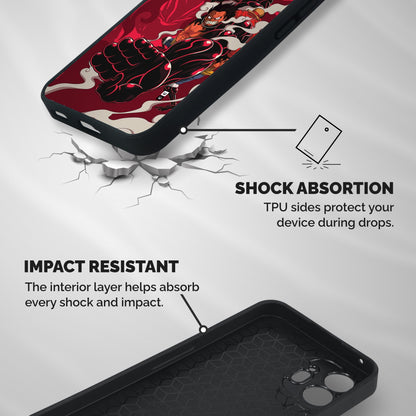 Luffy Gear Fourth Shockproof Hybrid Protection (Metal + TPU) Back Case Cover