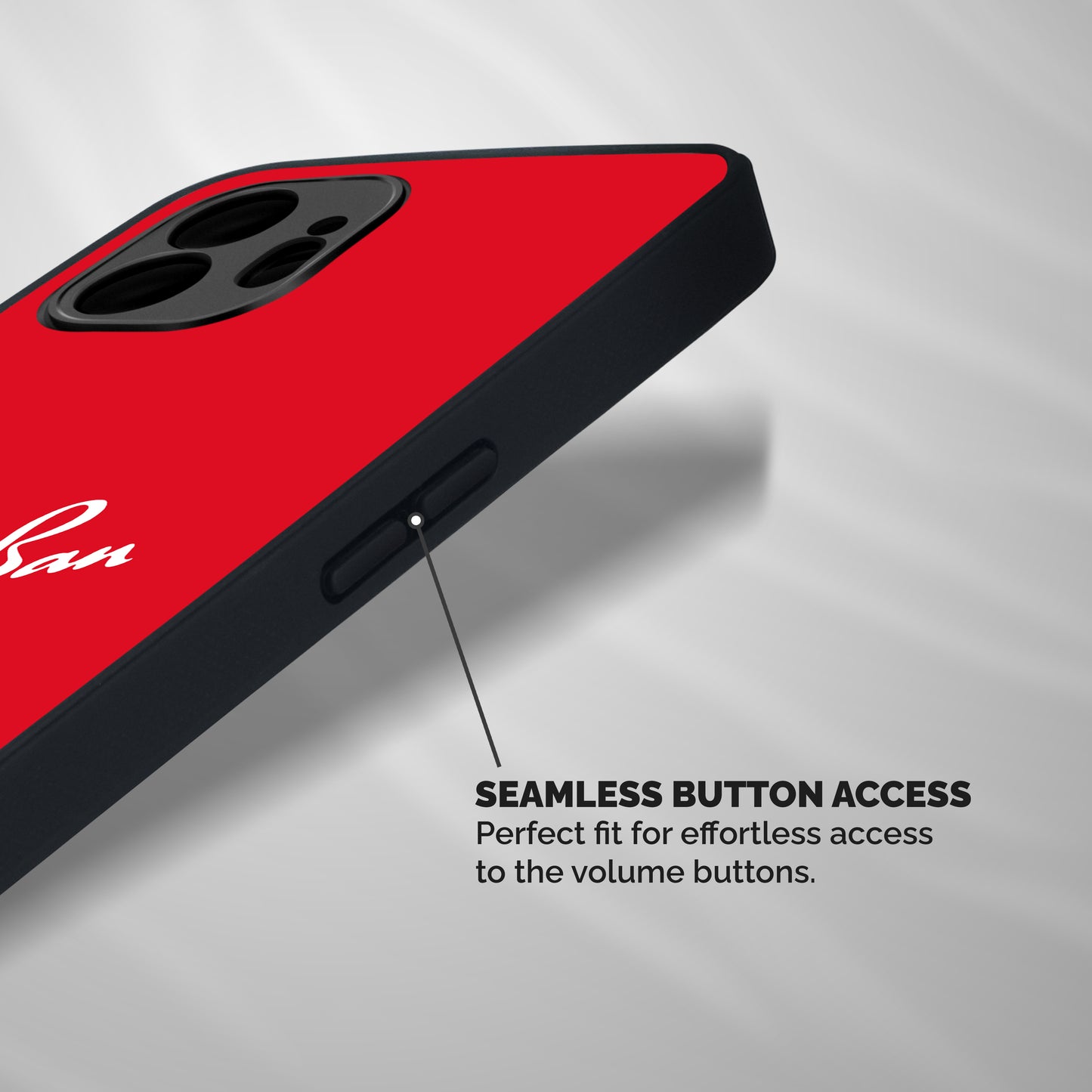 Luxury Red Shockproof Hybrid Protection (Metal + TPU) Back Case Cover