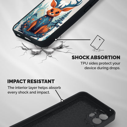 Magestic Animal Shockproof Hybrid Protection (Metal + TPU) Back Case Cover