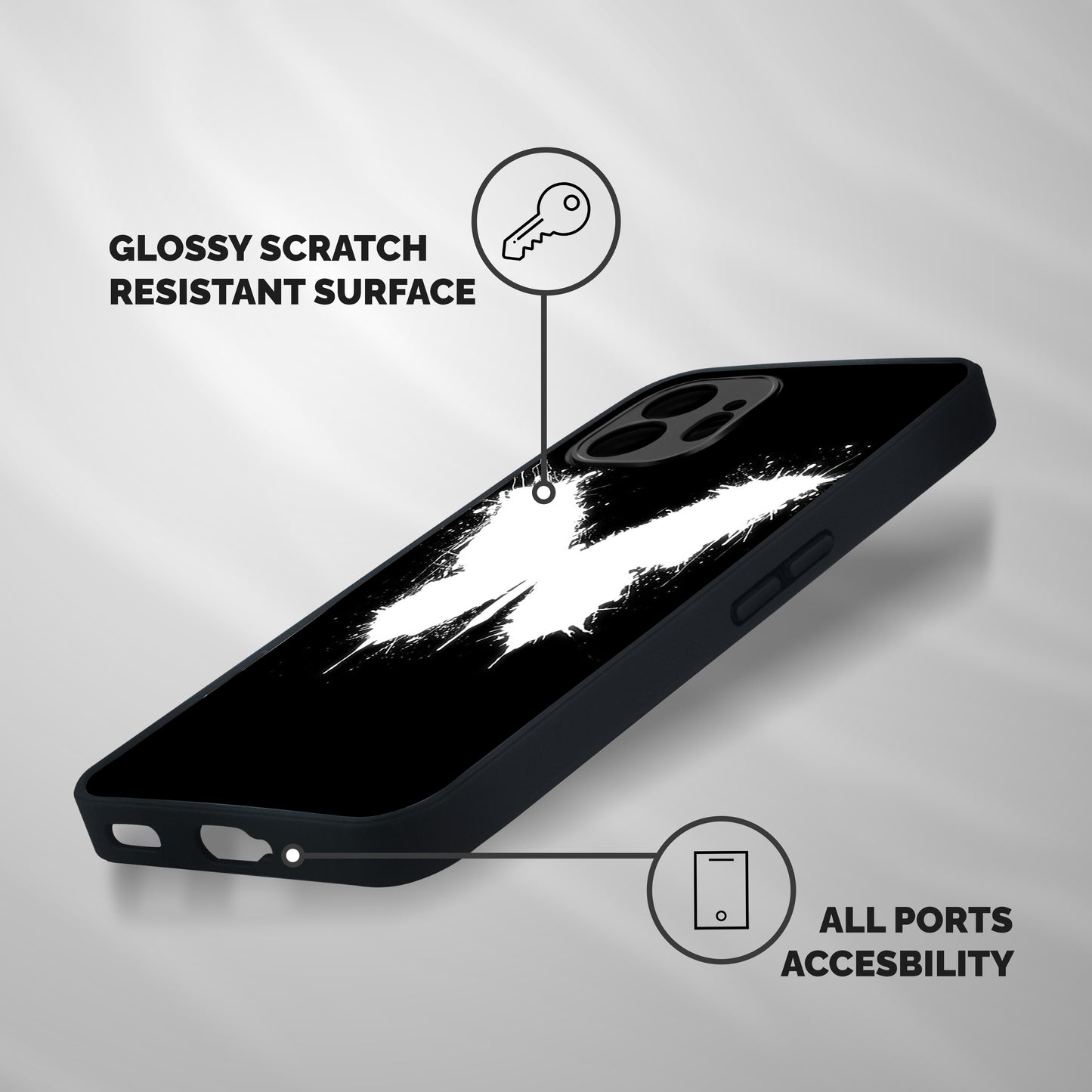 Magic Butterfly Shockproof Hybrid Protection (Metal + TPU) Back Case Cover