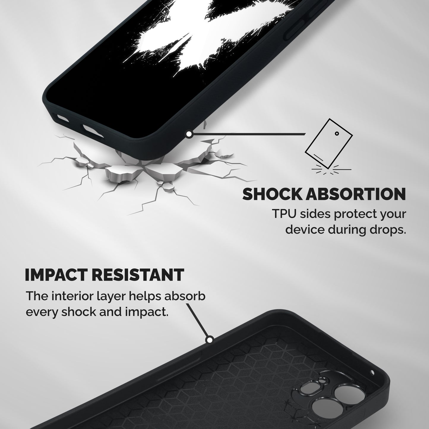 Magic Butterfly Shockproof Hybrid Protection (Metal + TPU) Back Case Cover