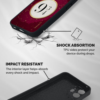 Magic Number Shockproof Hybrid Protection (Metal + TPU) Back Case Cover