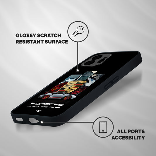 Magnificent Supercar Shockproof Hybrid Protection (Metal + TPU) Back Case Cover