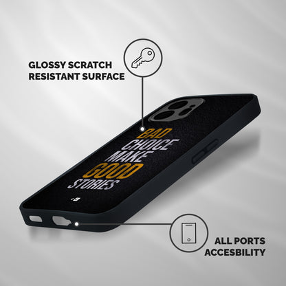 Make Good Stories Shockproof Hybrid Protection (Metal + TPU) Back Case Cover