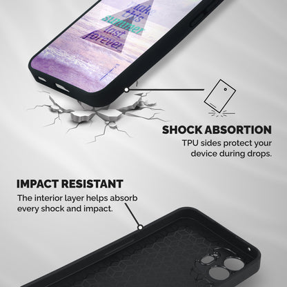 Make This Summer Last Forever Shockproof Hybrid Protection (Metal + TPU) Back Case Cover