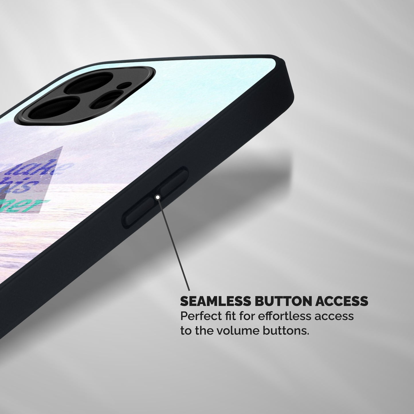 Make This Summer Last Forever Shockproof Hybrid Protection (Metal + TPU) Back Case Cover