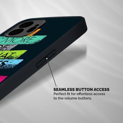 Makes You Happy Shockproof Hybrid Protection (Metal + TPU) Back Case Cover