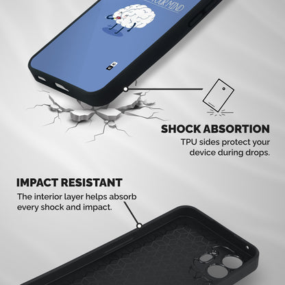 Makeup Your Mind Shockproof Hybrid Protection (Metal + TPU) Back Case Cover