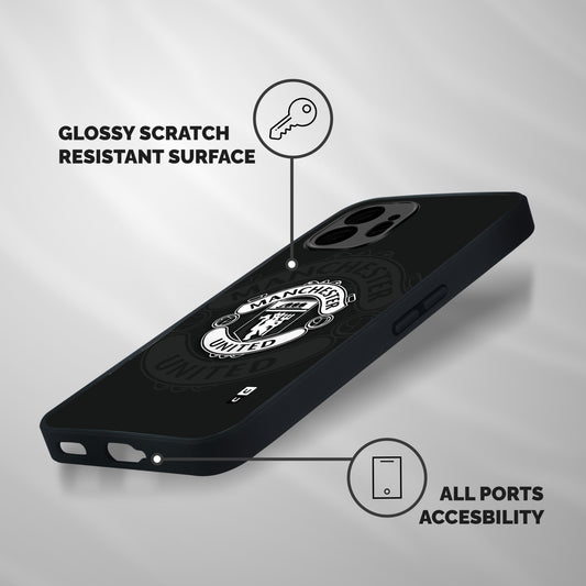 Manchester United Shockproof Hybrid Protection (Metal + TPU) Back Case Cover