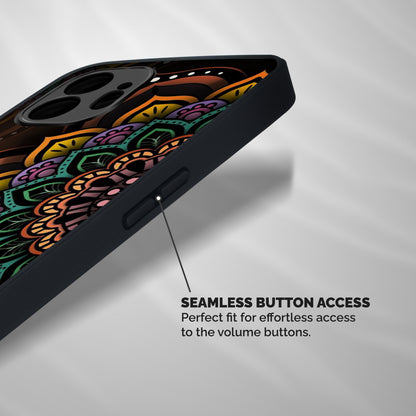 Mandala Artist Shockproof Hybrid Protection (Metal + TPU) Back Case Cover