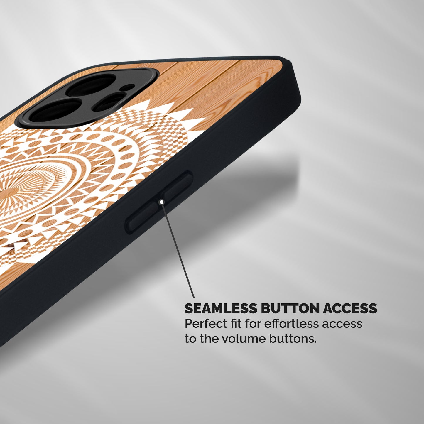 Mandala Design Shockproof Hybrid Protection (Metal + TPU) Back Case Cover