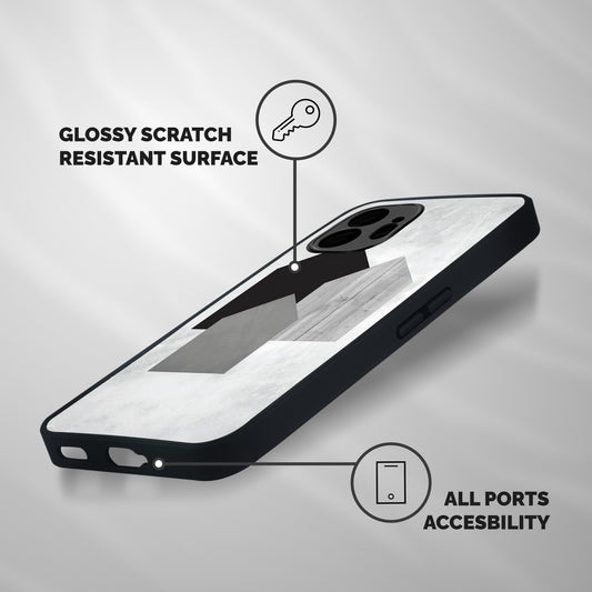 Marble Poster Shockproof Hybrid Protection (Metal + TPU) Back Case Cover