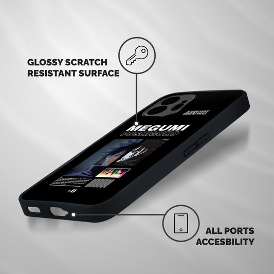 Megumi Fushiguro Shockproof Hybrid Protection (Metal + TPU) Back Case Cover