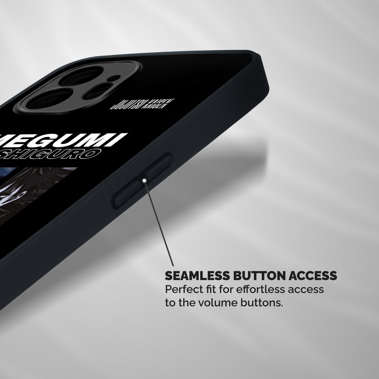 Megumi Fushiguro Shockproof Hybrid Protection (Metal + TPU) Back Case Cover