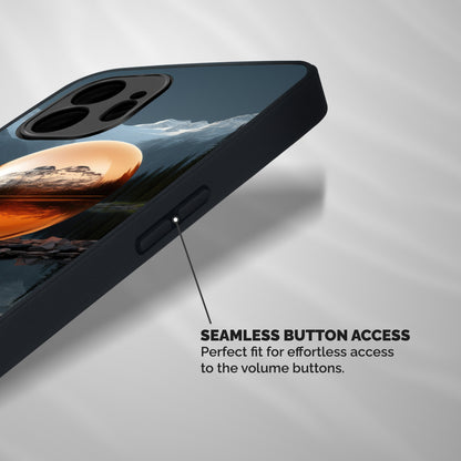 Metal Moon Shockproof Hybrid Protection (Metal + TPU) Back Case Cover