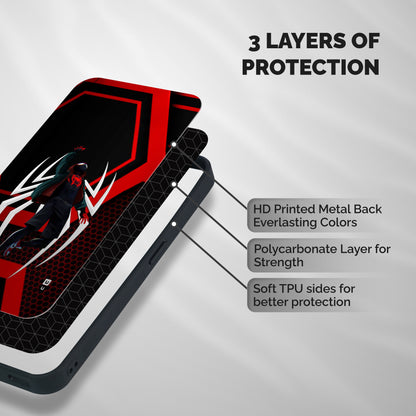 Miles of Multiverse Shockproof Hybrid Protection (Metal + TPU) Back Case Cover