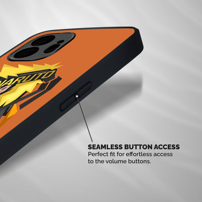 Minimal Naruto Artwork Shockproof Hybrid Protection (Metal + TPU) Back Case Cover