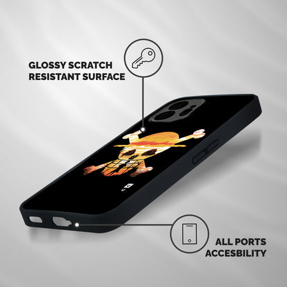 Minimal One Piece Shockproof Hybrid Protection (Metal + TPU) Back Case Cover