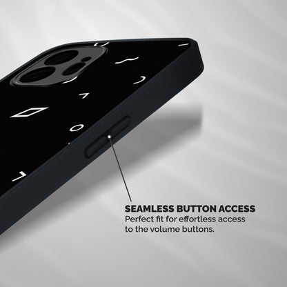 Minimal Shapes Shockproof Hybrid Protection (Metal + TPU) Back Case Cover
