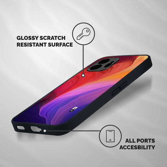 Modern Colors Mix Shockproof Hybrid Protection (Metal + TPU) Back Case Cover