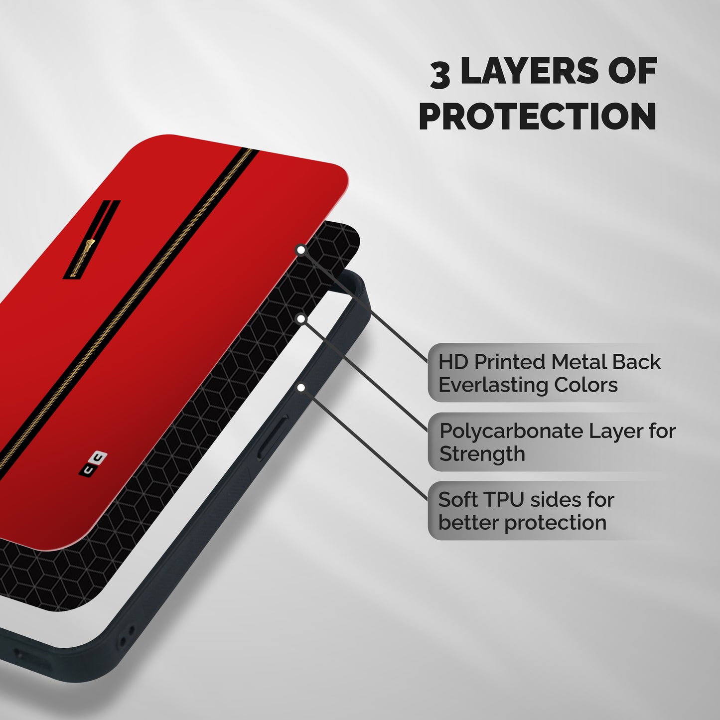 Money Heist Dress Code Minimalist Shockproof Hybrid Protection (Metal + TPU) Back Case Cover