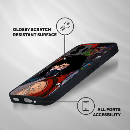 Money Heist Tokyo Mask Shockproof Hybrid Protection (Metal + TPU) Back Case Cover