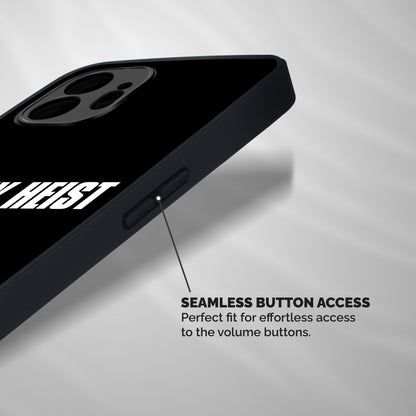 Money Heist Typography Shockproof Hybrid Protection (Metal + TPU) Back Case Cover