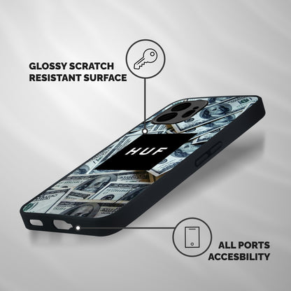 Money Life Shockproof Hybrid Protection (Metal + TPU) Back Case Cover