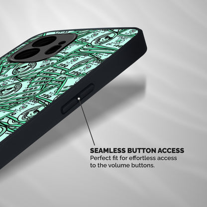 Money Swag Shockproof Hybrid Protection (Metal + TPU) Back Case Cover