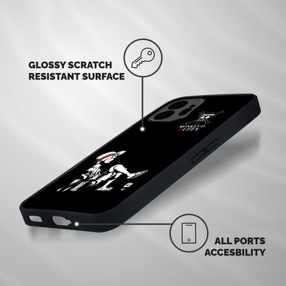 Monkey Luffy Shockproof Hybrid Protection (Metal + TPU) Back Case Cover
