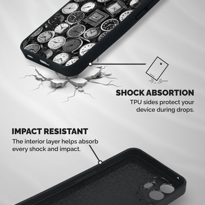 Monochrome Collection Shockproof Hybrid Protection (Metal + TPU) Back Case Cover