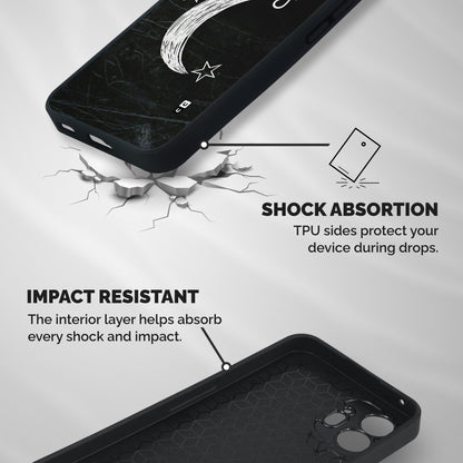 Moon Light Shockproof Hybrid Protection (Metal + TPU) Back Case Cover