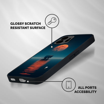 Moon Sea Shockproof Hybrid Protection (Metal + TPU) Back Case Cover