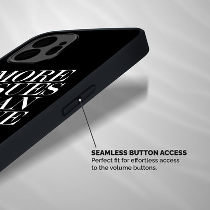 More Issues than Vogue (Black) Shockproof Hybrid Protection (Metal + TPU) Back Case Cover