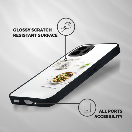 Morning Breakfast Shockproof Hybrid Protection (Metal + TPU) Back Case Cover