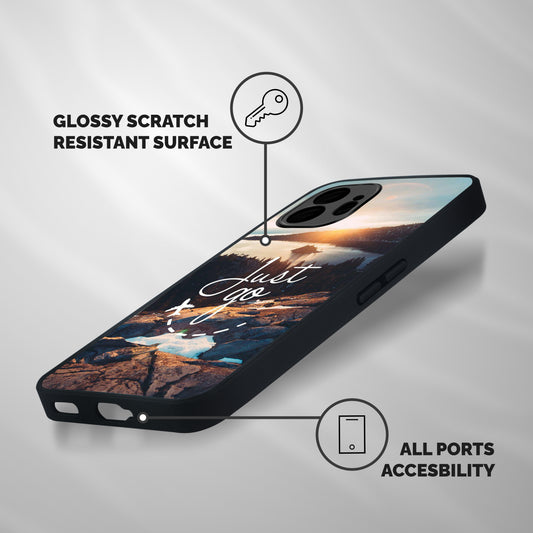 Morning Just Go Shockproof Hybrid Protection (Metal + TPU) Back Case Cover