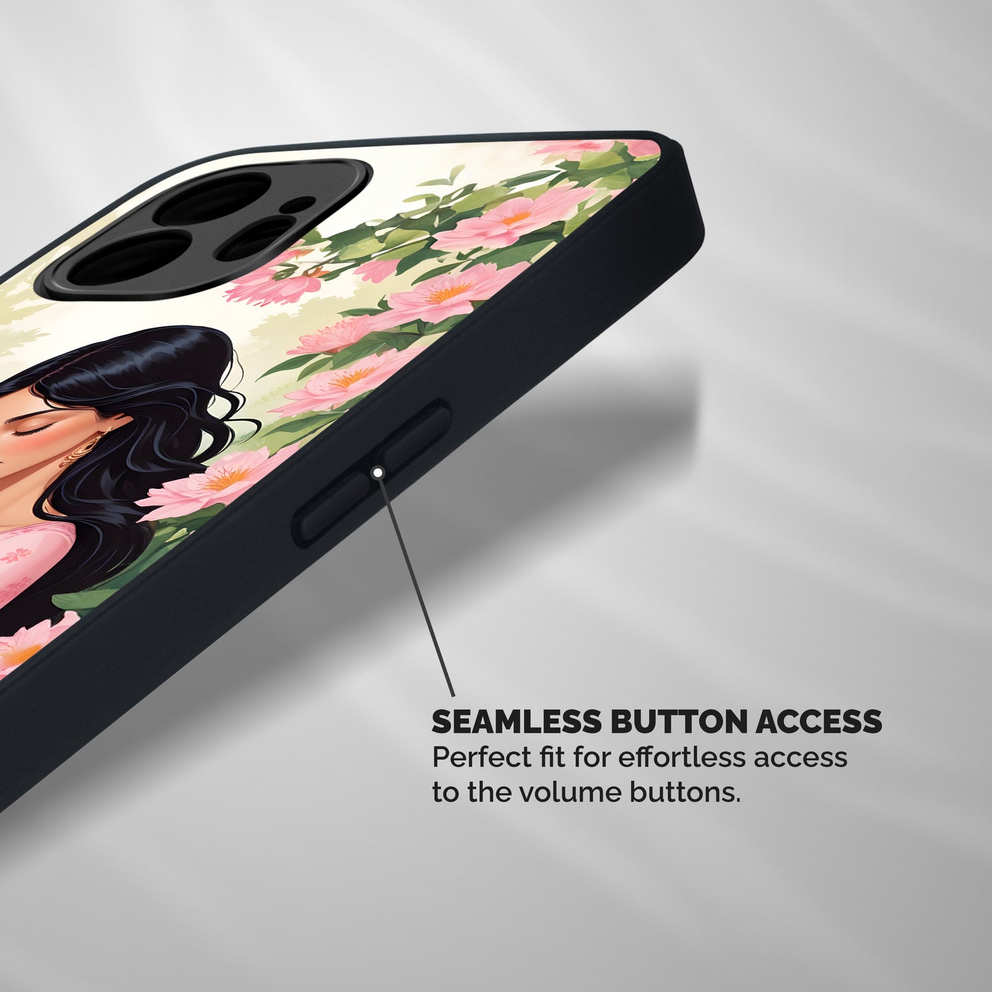 Mother Love Shockproof Hybrid Protection (Metal + TPU) Back Case Cover