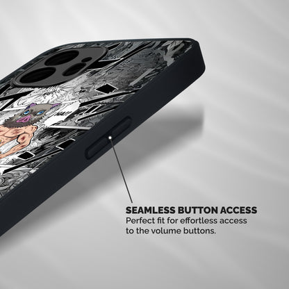Mountain King Inosuke Shockproof Hybrid Protection (Metal + TPU) Back Case Cover