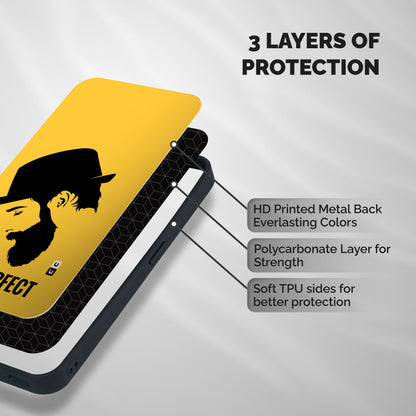 Mr Perfect Shockproof Hybrid Protection (Metal + TPU) Back Case Cover