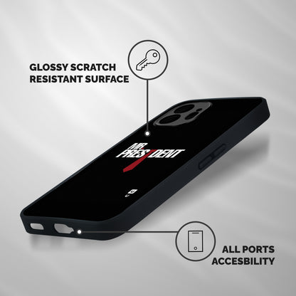Mr President Shockproof Hybrid Protection (Metal + TPU) Back Case Cover