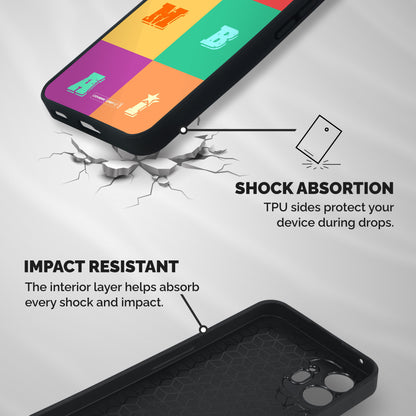 Mumbai Alphabets Shockproof Hybrid Protection (Metal + TPU) Back Case Cover