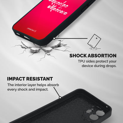 Muscles and Mascara Shockproof Hybrid Protection (Metal + TPU) Back Case Cover