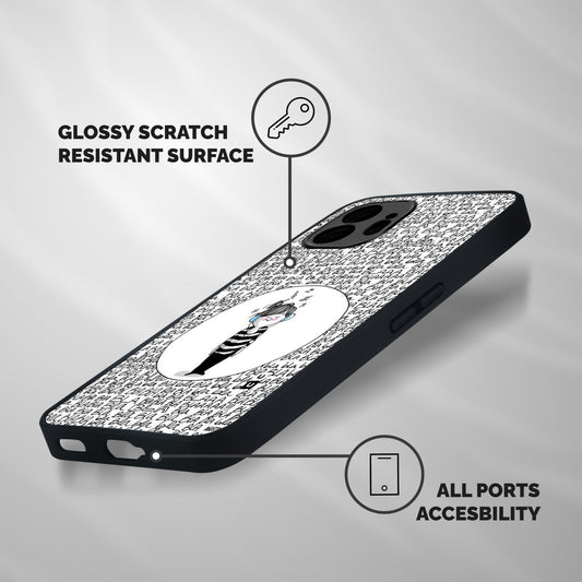 Music And Bla Bla Shockproof Hybrid Protection (Metal + TPU) Back Case Cover