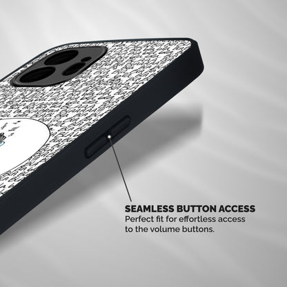 Music And Bla Bla Shockproof Hybrid Protection (Metal + TPU) Back Case Cover